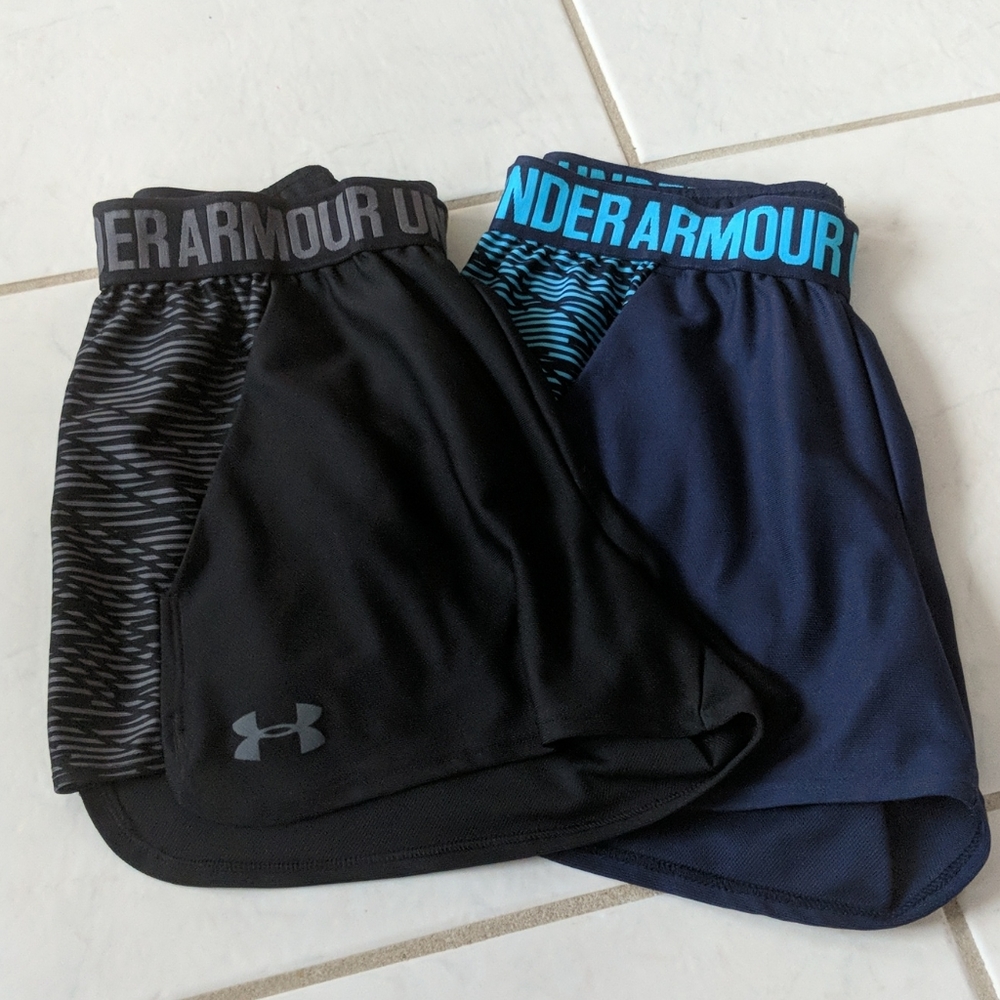 Two pair Under Armour shorts
